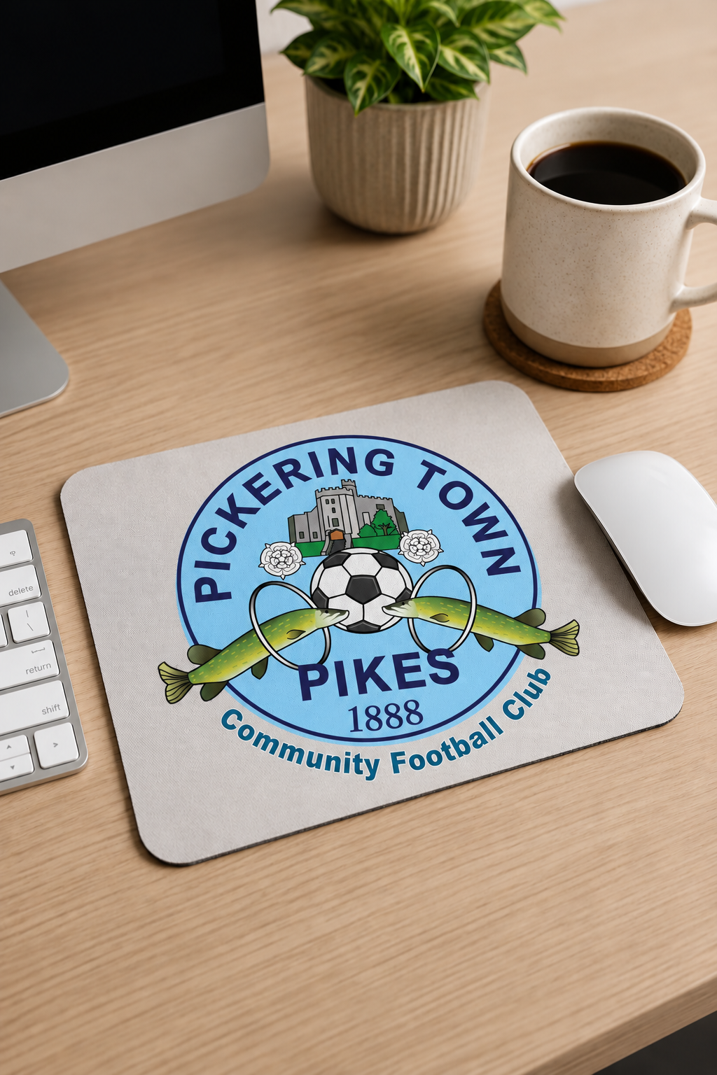 Pickering Town FC Mousepad mockup