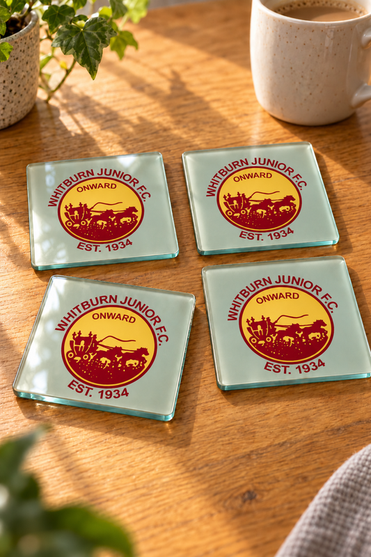 Whitburn Junior FC - Glass Coasters (4)